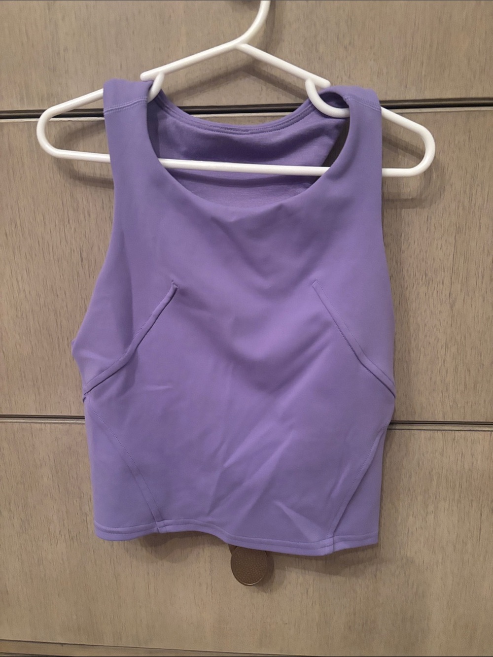 lululemon athletica Lavender Cropped Athletic Tank